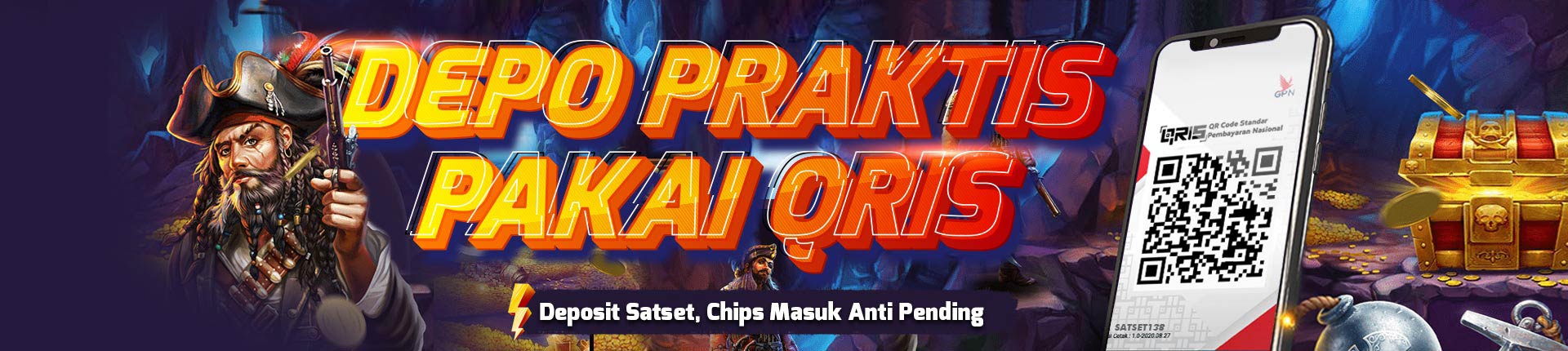 DEPO SATSET PAKAI QRIS
